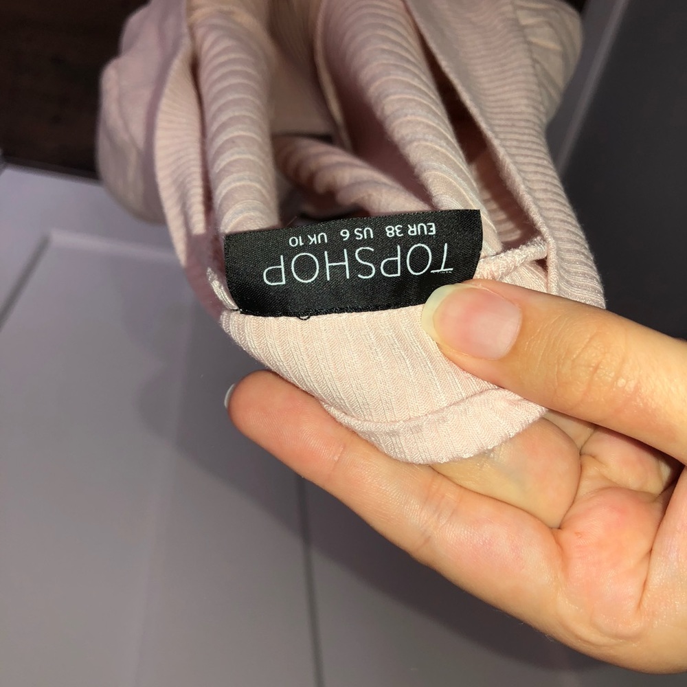 Top shop off the shoulder, quarter sleeve!